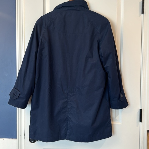 London Fog Coat Reg M size navy blue Button Front Removable Liner jacket - Picture 11 of 16